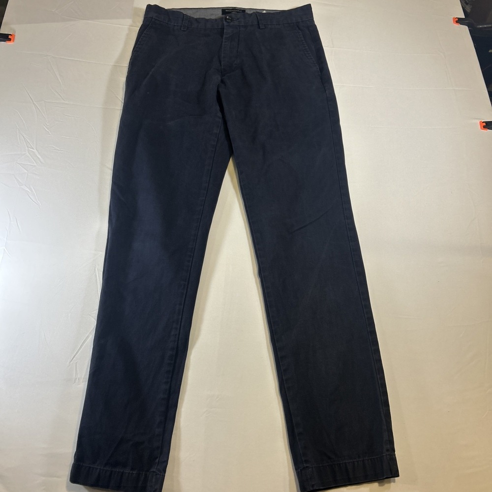Banana Republic Alden Fit Chinos Pants Mens‎ 32x34 Navy Blue 100% Cotten